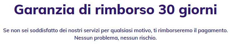 Hosting Hostinger Garanzia di Rimborso